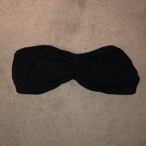 PINK Black Bandeau Bra